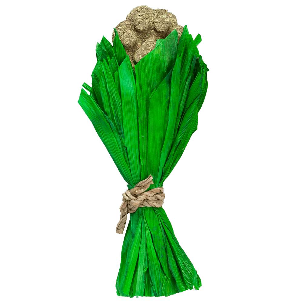 A & E Cage Nibbles Hay Chew Bouquet Small Animal Toy - Image 2
