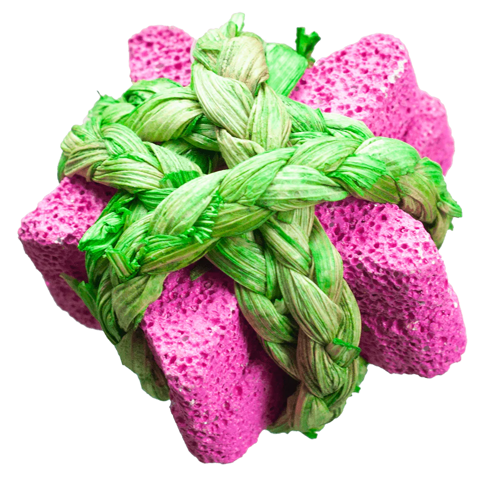 A & E Cage  Star Rope Pumice Small Animal Toy