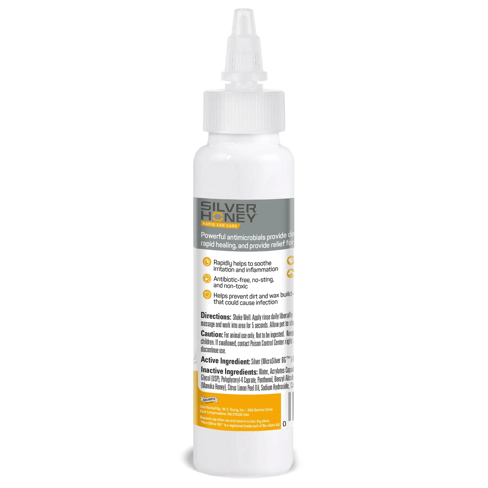 Absorbine Silver Honey® Rapid Ear Care Vet Strength Ear Rinse - Image 2