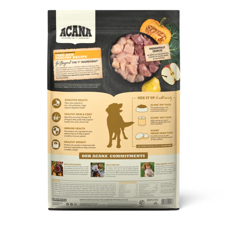 ACANA Grain Free Free-Run Poultry Recipe Dry Dog Food - Image 2