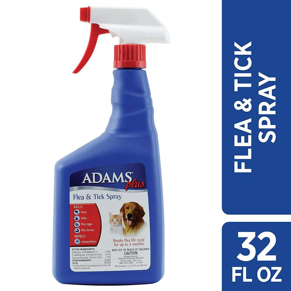 Adams Plus Spot On Flea & Tick Spray for Cats & Dogs - Image 2
