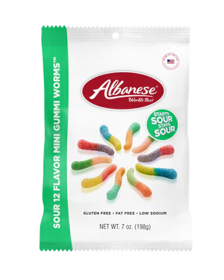 Albanese 12 Flavor Mini Gummi Worms® - Image 2