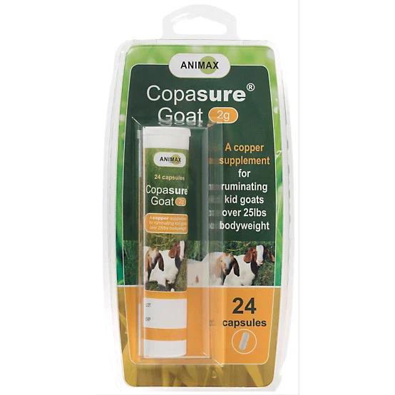 Animax Copasure Goat 2g Copper Supplement 24count