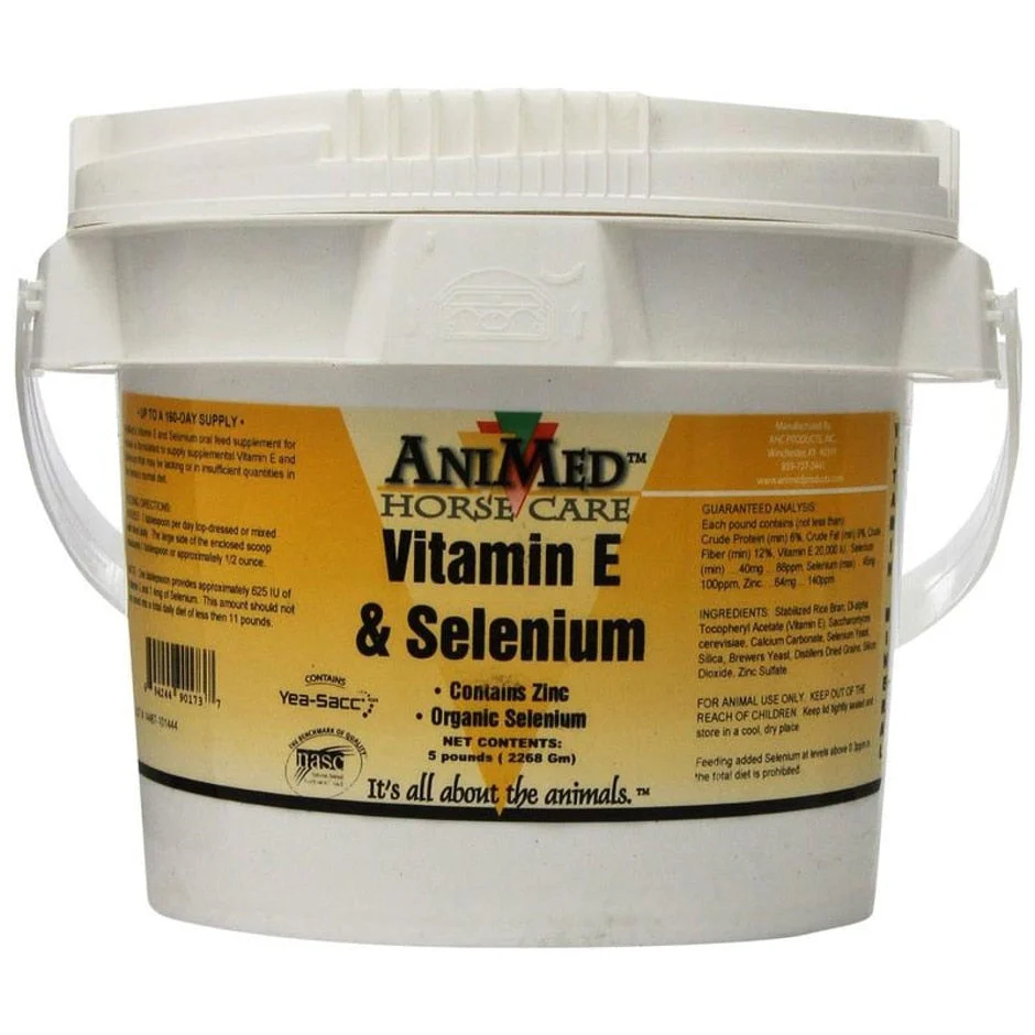 ANIMED VITAMIN E & SELENUM SUPPLEMENT FOR HORSES