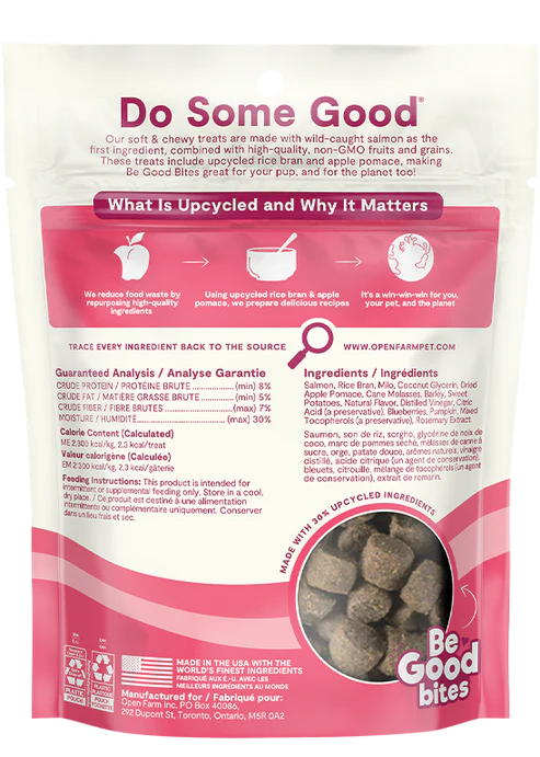 Open Farm Be Good Bites Wild-Caught Salmon Recipe Dog Treats - Image 3