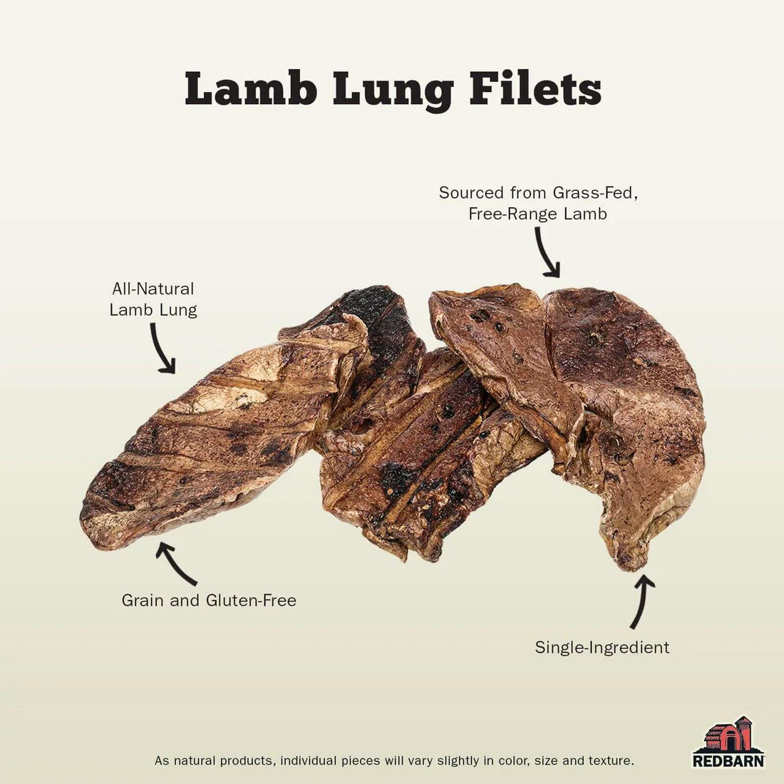 Redbarn Pet Products Lamb Lung Filets - Image 2