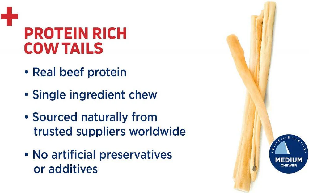 Barkworthies All Natural Mega Cow Tail Dog Chew - Image 4