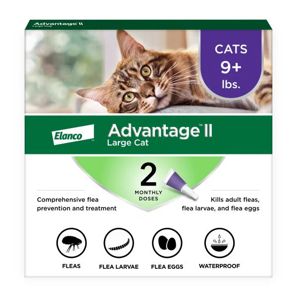 Advantage II Large Cat Flea Treatment & Prevention - Image 2