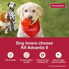 K9 Advantix II XL Dog Flea, Tick & Mosquito Treatment & Prevention - Image 2