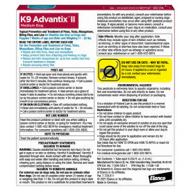 K9 Advantix II Flea, Tick & Mosquito Treatment & Prevention for Medium Dogs - Image 2