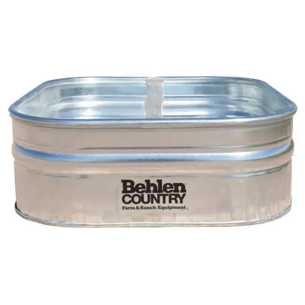 Behlen Country Shallow Square Galvanized Stock Tank