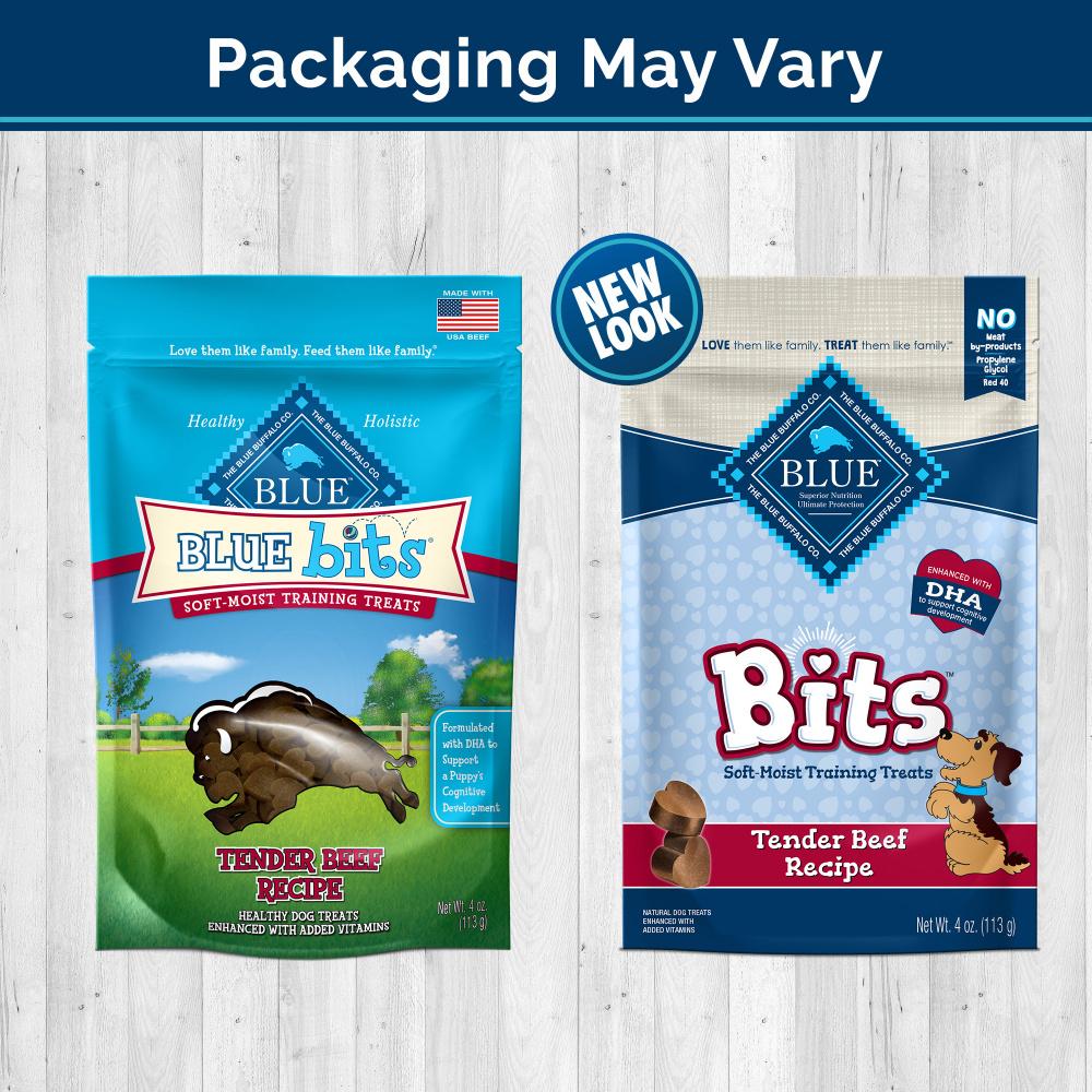 Blue Buffalo Bits Tender Beef Natural Soft Moist Training Dog Treats - Image 6