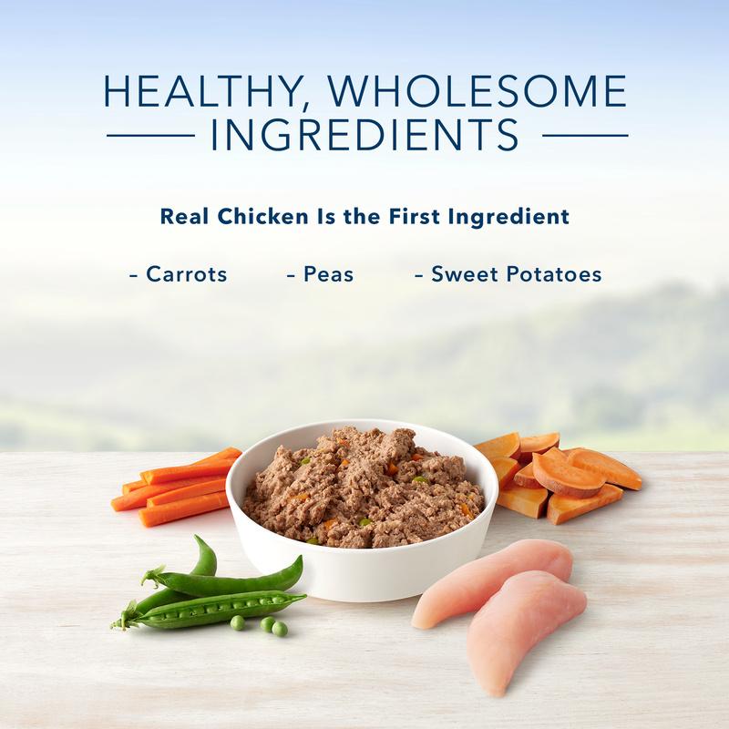 Blue Buffalo Homestyle Recipe Chicken Dinner with Garden Vegetables & Brown Rice Canned Dog Food - Image 3