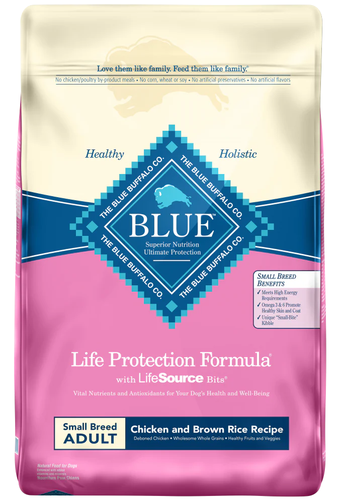 Blue Buffalo Life Protection Natural Chicken & Brown Rice Recipe Small Breed Adult Dry Dog Food