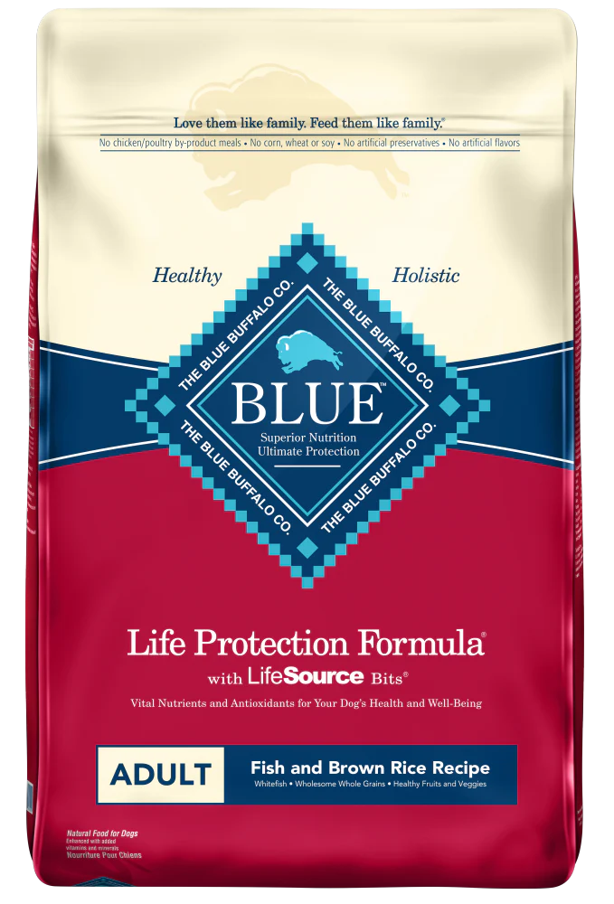 Blue Buffalo Life Protection Natural Fish & Brown Rice Recipe Adult Dry Dog Food