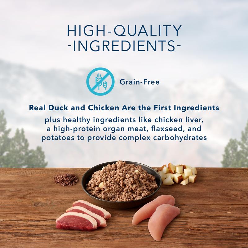 Blue Buffalo Wilderness Grain Free Duck and Chicken Grill Canned Dog Food - Image 3
