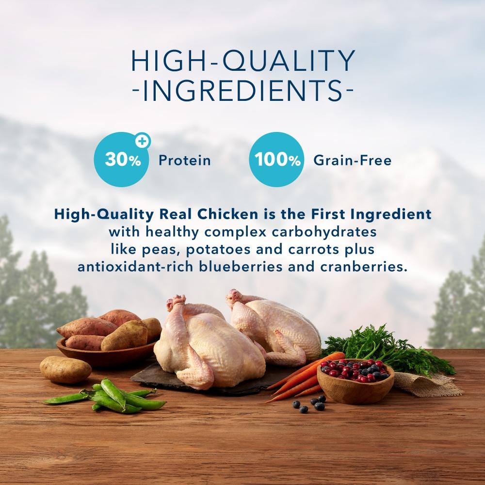 Blue Buffalo Wilderness Grain Free High Protein Chicken Recipe Adult Dry Dog Food - Image 6