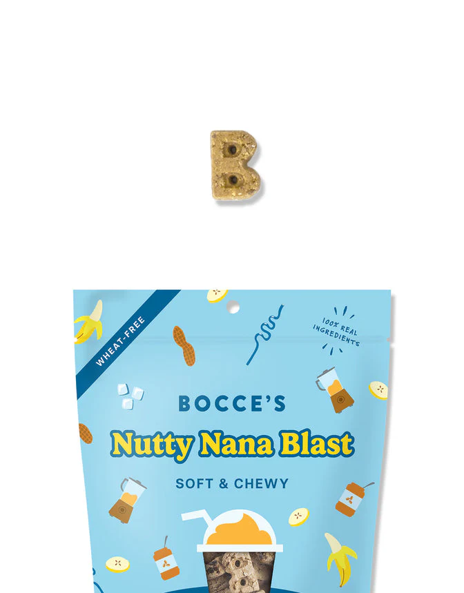 Bocce's Bakery Nutty Nana Blast Shake Soft & Chewy Dog Treats - Image 4