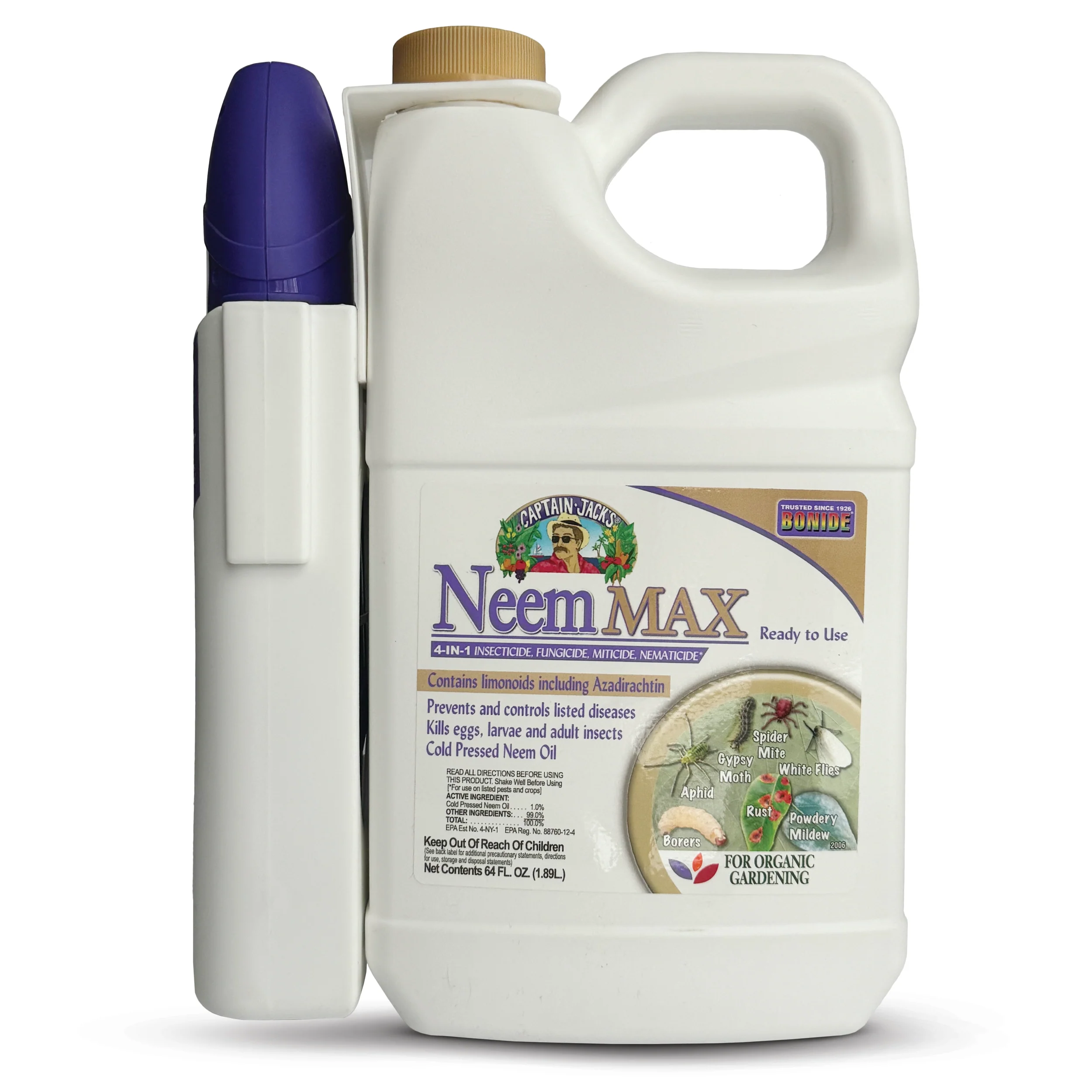Bonide Captain Jackās Neem Max RTU w/Power Wand