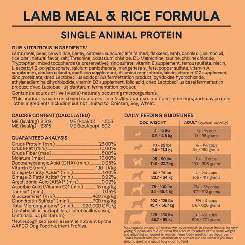 Canidae All Life Stages Dry Dog Food, Lamb Meal and Rice - Image 9