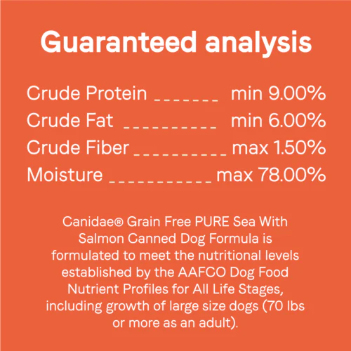 Canidae PURE Grain Free Limited Ingredient Salmon and Sweet Potato Recipe Wet Dog Food - Image 8
