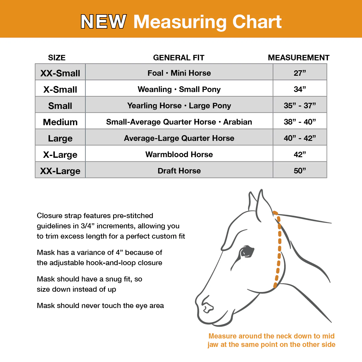 Cashel Crusader Fly Mask Long Nose and Standard Ears - Image 3