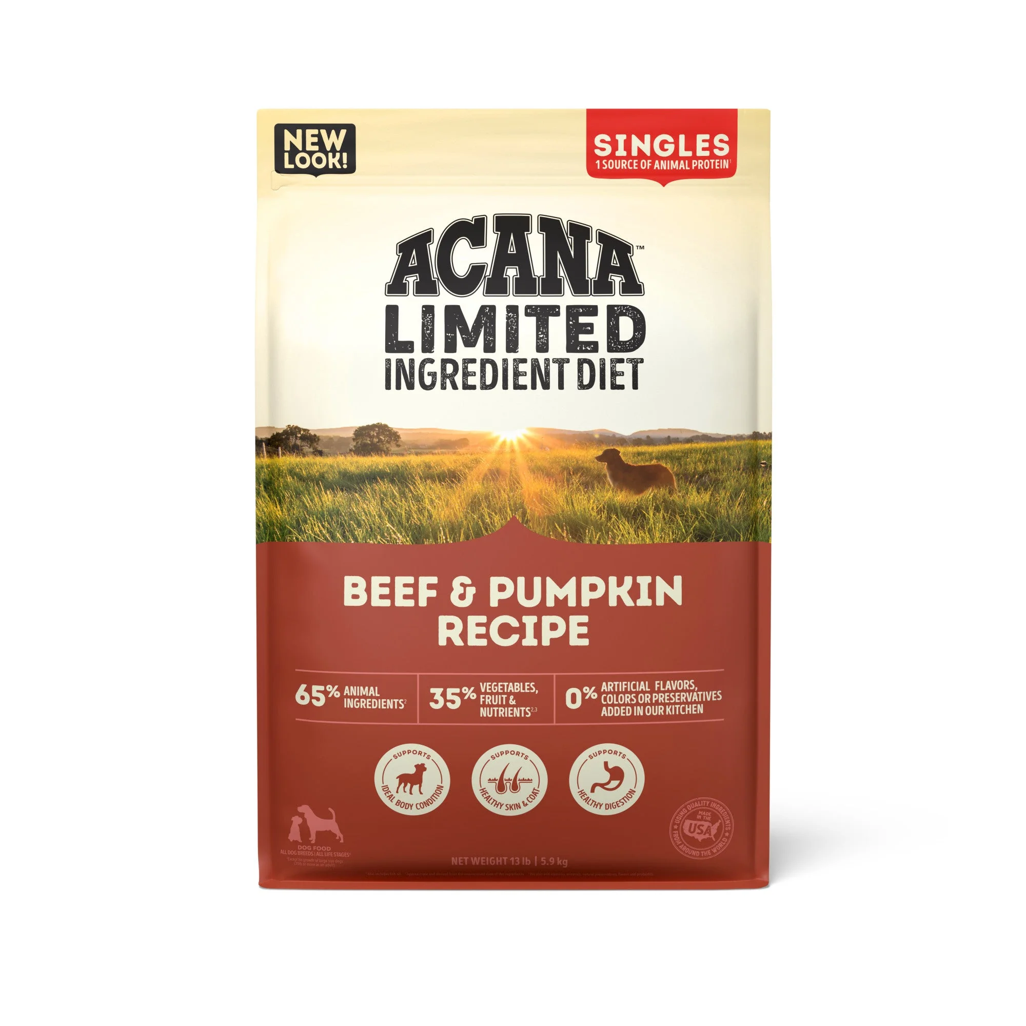 ACANA Singles Beef & Pumpkin Recipe Dry Dog Food - Image 3