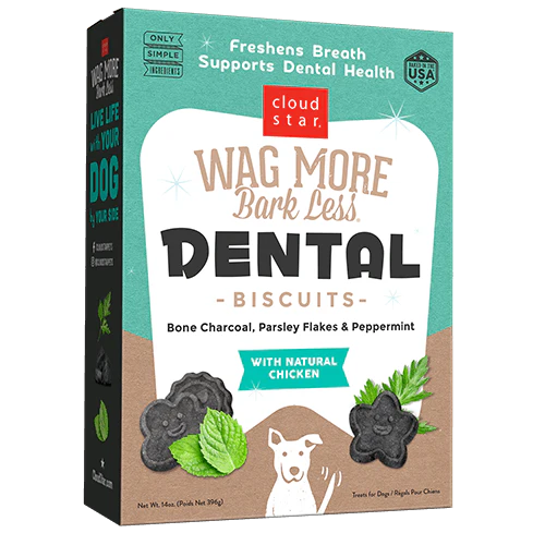 Cloud Star Wag More Bark Less Dental Biscuits Dog Treats