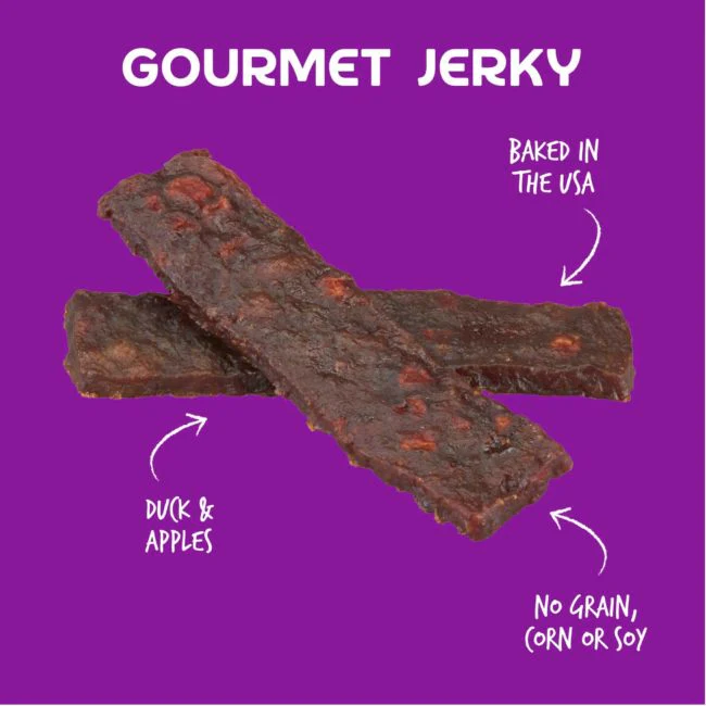 Cloud Star Wag More Bark Less Jerky: Duck & Apple Dog Treats - Image 4