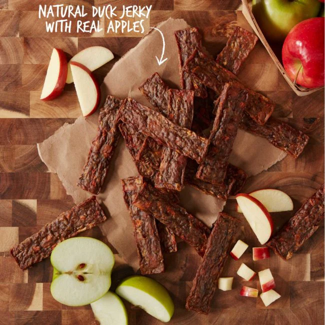 Cloud Star Wag More Bark Less Jerky: Duck & Apple Dog Treats - Image 5
