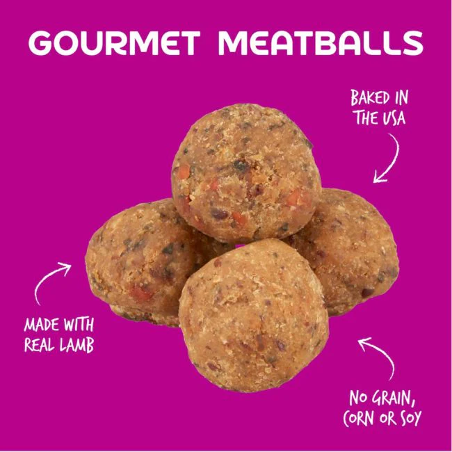 Cloud Star Wag More Bark Less Meatballs: Lamb Dog Treats - Image 4