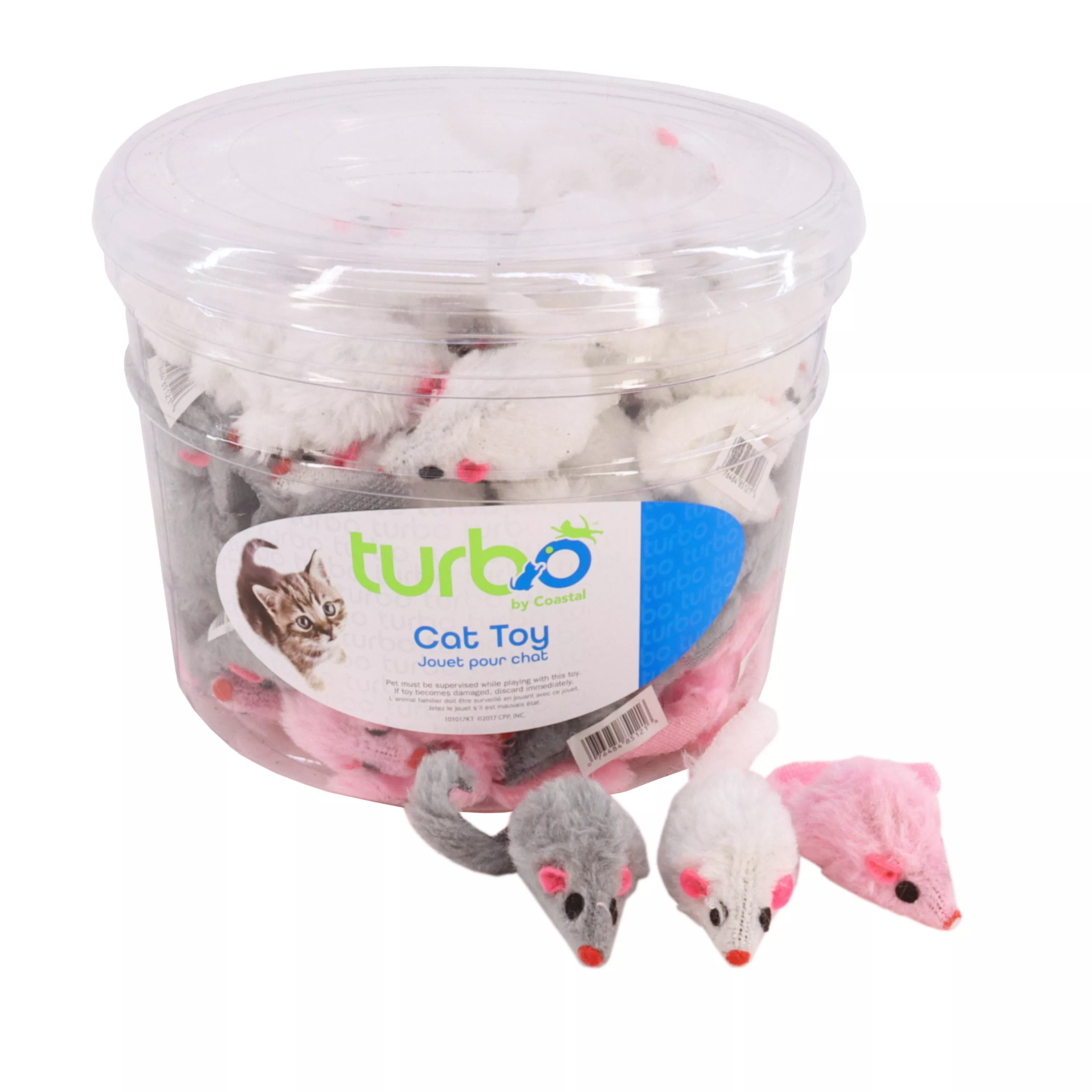 Coastal Pet Turbo Furry Mice Bulk Cat Toy - Image 2