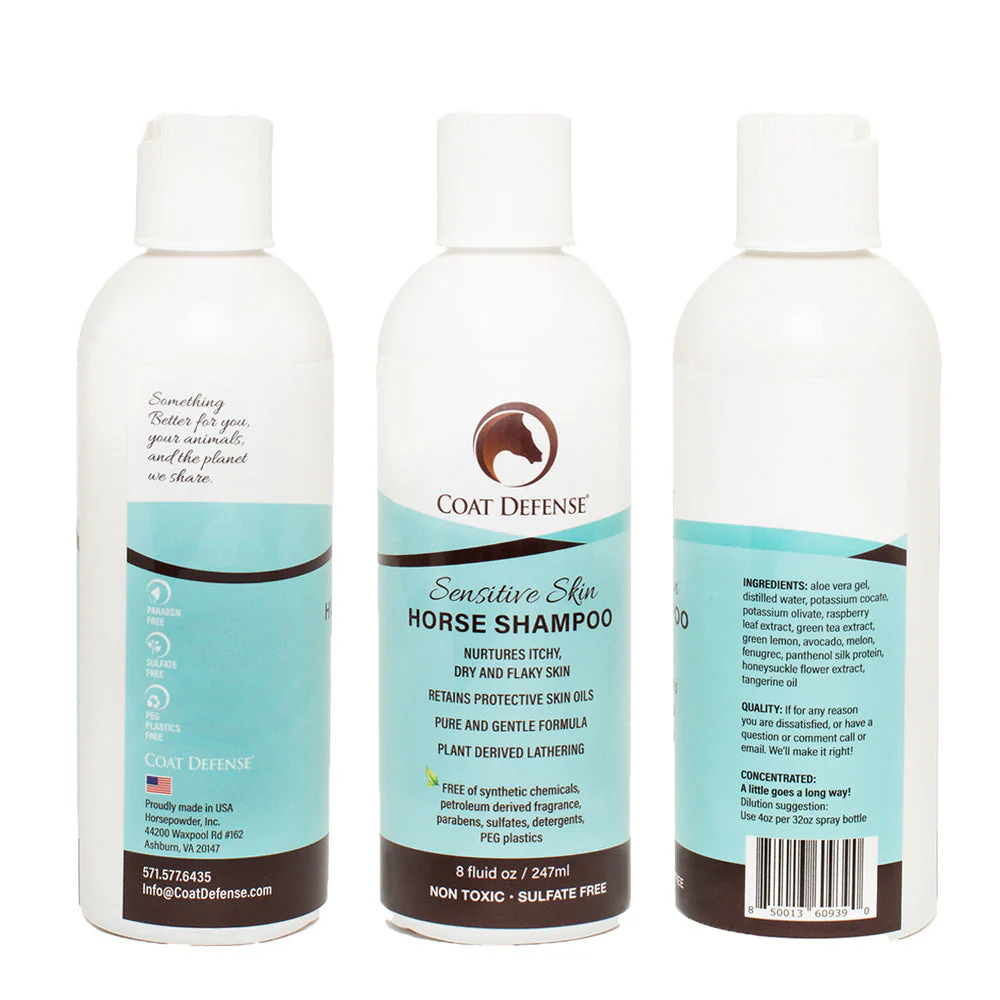 Coat Defense Sensitive Skin Horse Shampoo - Image 2