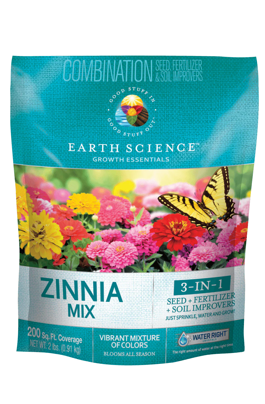 Earth Science Earth Science All-In-One Zinnia Wildflower Seed Mix