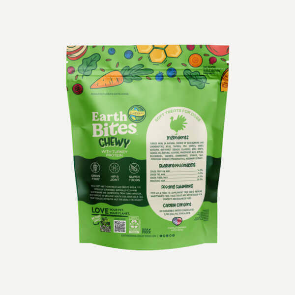 Earthborn Holistic EarthBites Chewy with Turkey Protein Dog Treats - Image 2