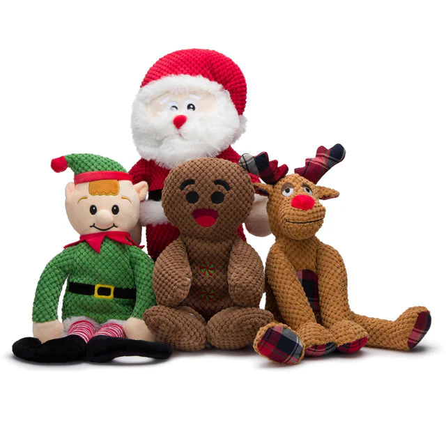 Fabdog Floppy Santa Dog Toy - Image 3