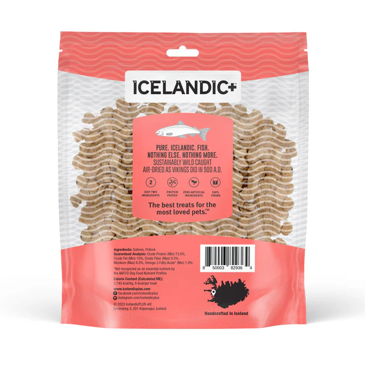 Icelandic+ Salmon Mini Fish Chips Dog Treats - Image 5