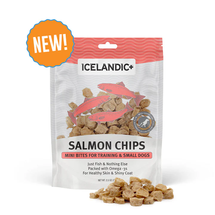 Icelandic+ Salmon Mini Fish Chips Dog Treats - Image 6