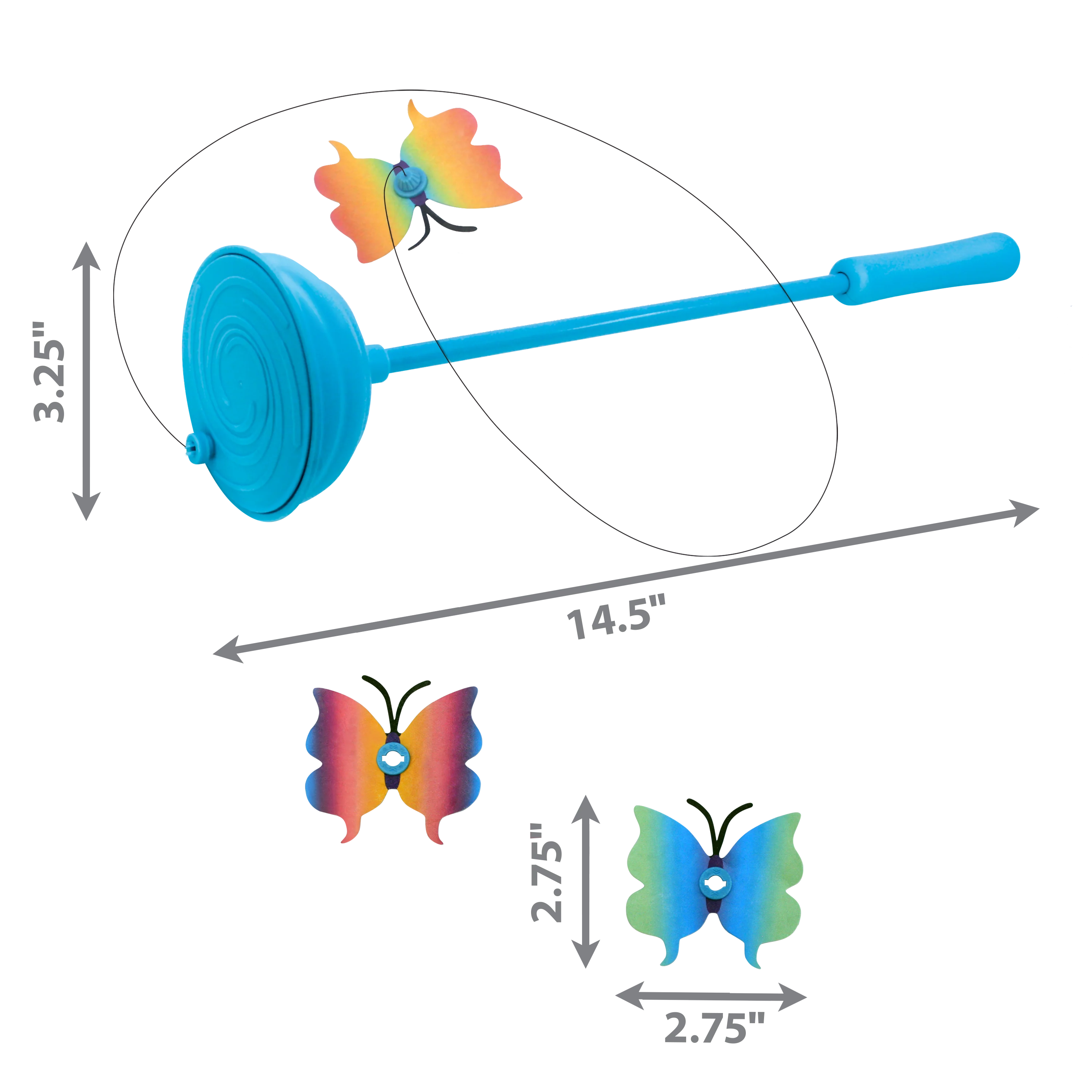 KONG Teaser Butterfly Assorted Cat Toy - Image 3