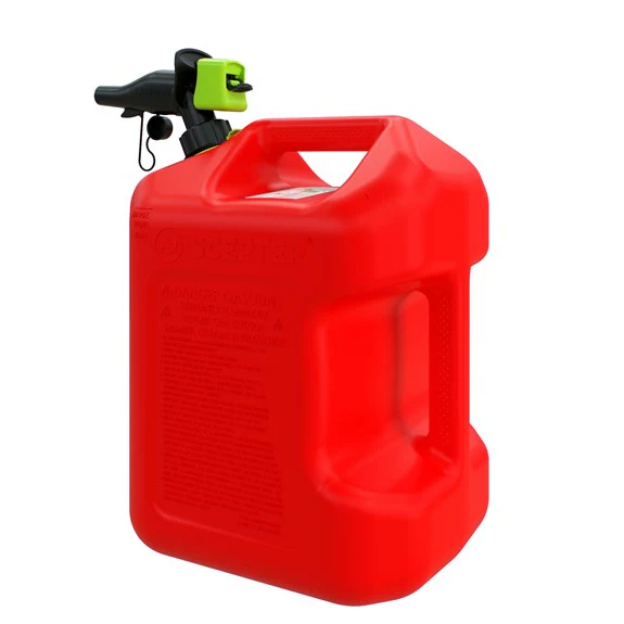Scepter 5 Gallon Smartcontrol Gasoline Can With Rear Handle, Red - Image 4