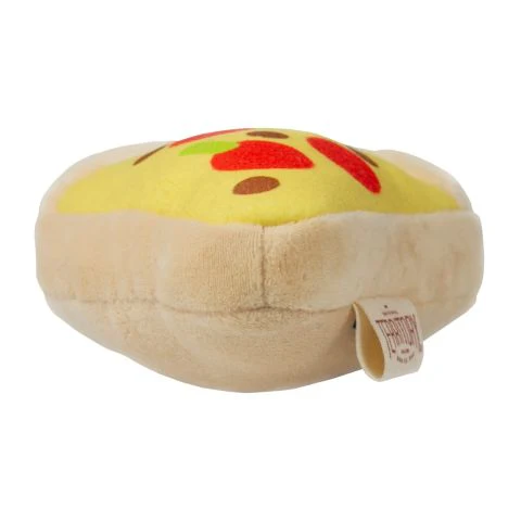 Territory Pizza With Squeaker Plush Dog Toy - Image 2