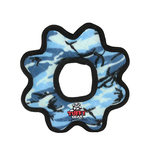 VIP Products Tuffy® Ultimate: Gear Ring Blue Dog Toy