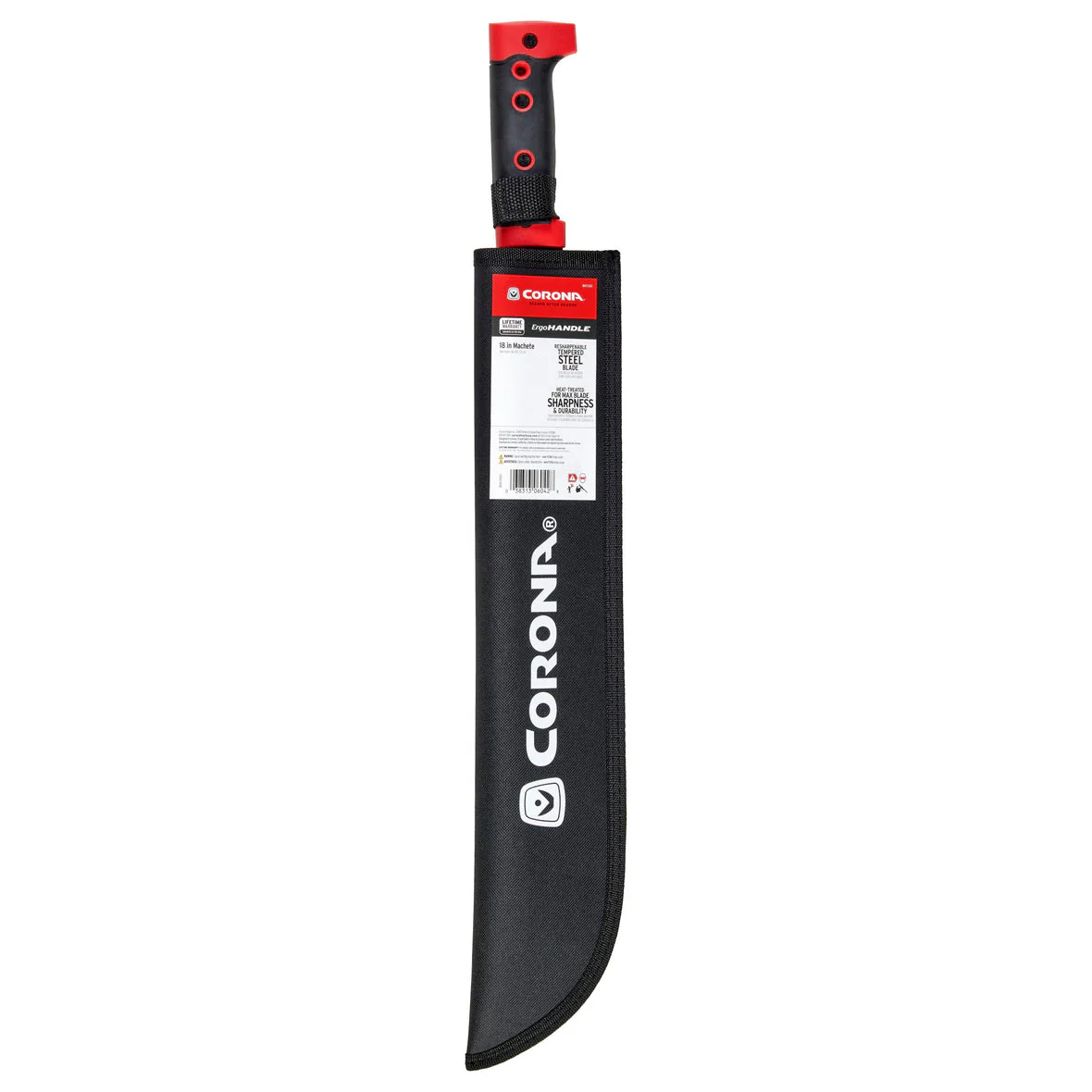 Corona ErgoHandle Machete, 18 in. with Nylon Sheath