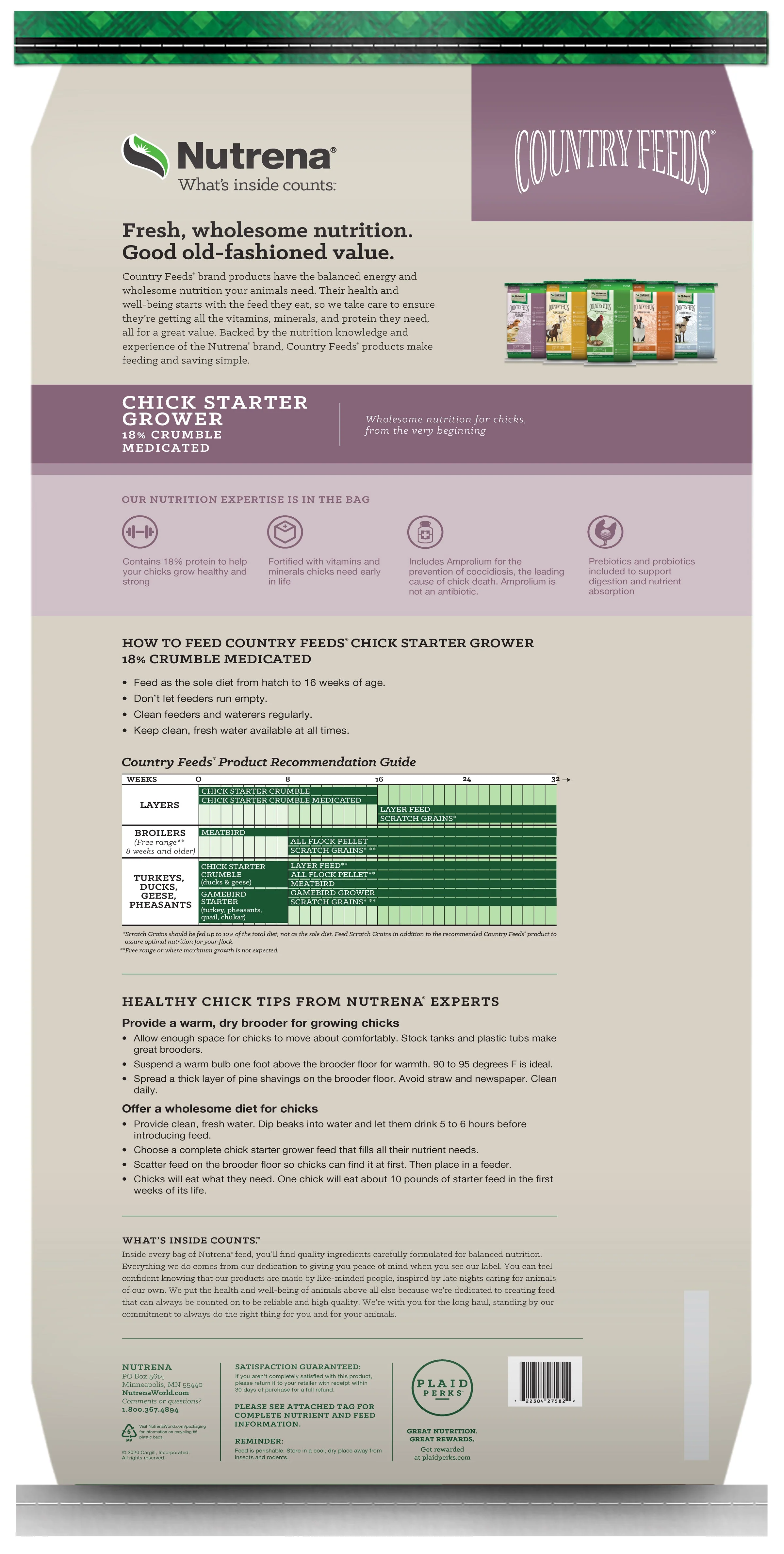 Nutrena® Country Feeds® Chick Starter Grower Feed Medicated - Image 2