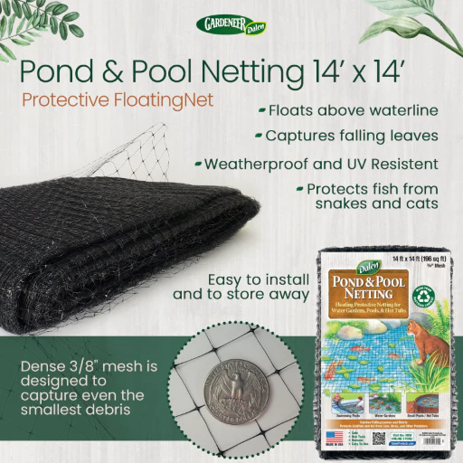 Dalen Reusable Heavy-Duty Pond & Pool Netting for Fish Protection - Image 4