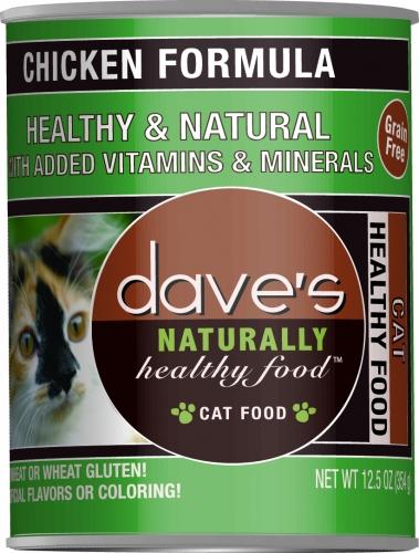 Dave's Naturally Healthy Chicken Formula Canned Cat Food - Image 2