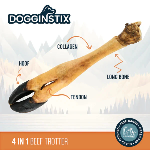 Dogginstix Beef Feet Dog Treats - Image 2