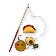 Doyen World Cat Wand Food Set Cat Toys - Image 2