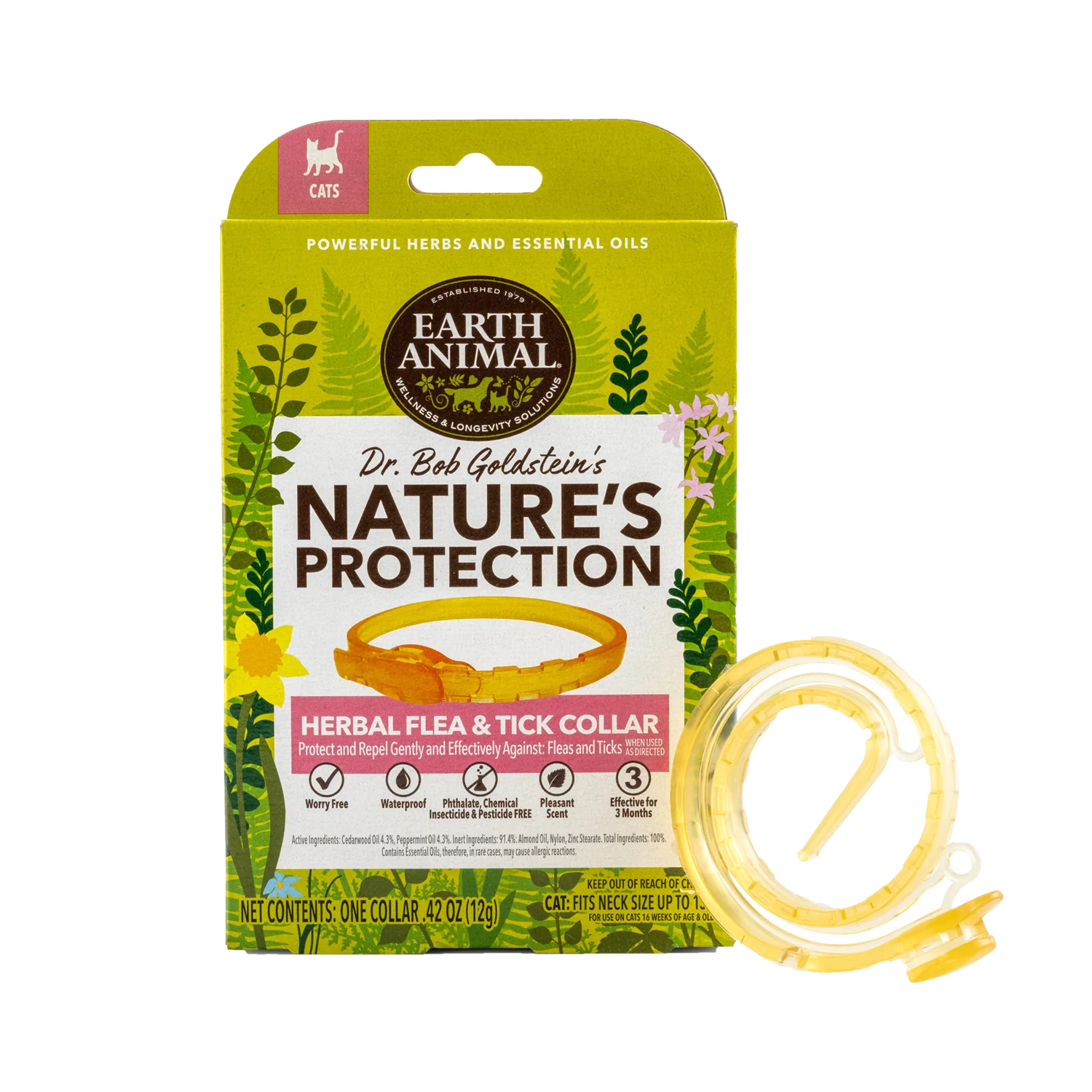 Earth Animal Nature's Protection™ Flea & Tick Herbal Collar for Cats