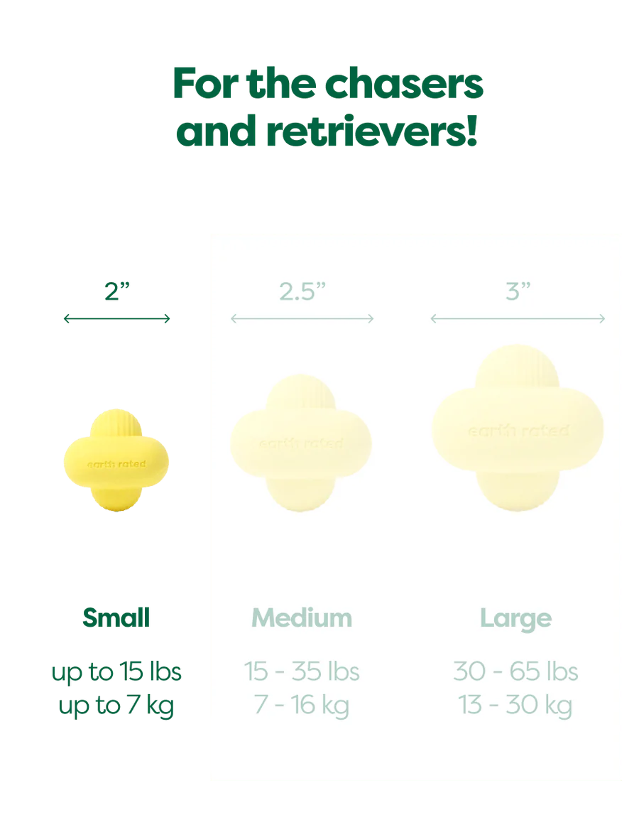 Earth Rated Rubber Fetch Dog Toy - Image 2